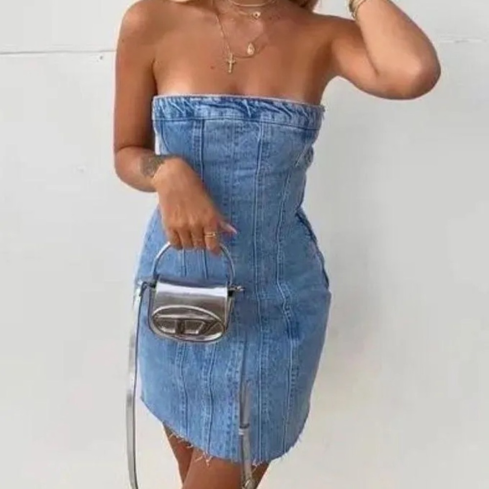 ZARA DENIM DRESS